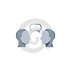 Two Heads in Conversation