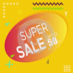 Sell Banner - Modern Discount Sale Banner Design