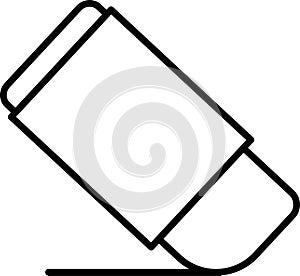 Eraser Icon for Study and Correction
