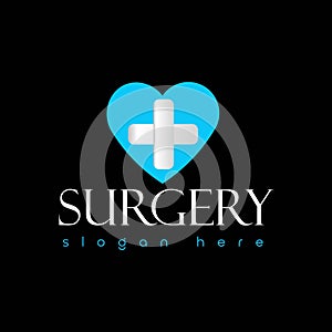 Professional Surgery Logo Design Medical Symbol Health Care Modern