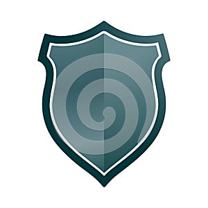 Security Shield Vector Icon on White Background