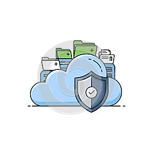 Cloud Data Security Concept