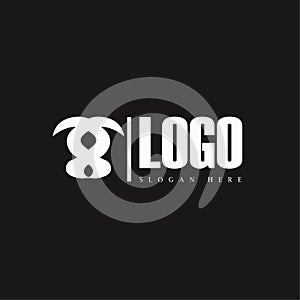 Dynamic Geometric Logo for Innovative Brand, Abstract Minimal Vector, Modern Professional Identity