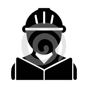Construction Worker Vector. Men characters wearing hard hats and safety gear on a job site with tools by Ai