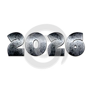 Happy New Year Stylish 2026 Typography Design