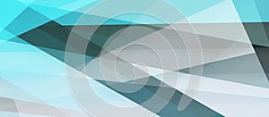 Geometric abstract pattern featuring overlapping transparent shapes, dynamic composition with a sense of depth and dimension.