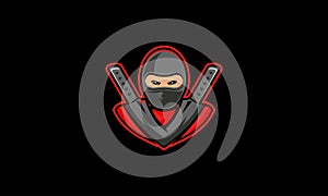 Ninja Mascot Logo â Modern Esport, Stealth Warrior, and Samurai Character Emblem