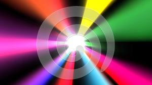 Light Beam Explosion Abstract Background