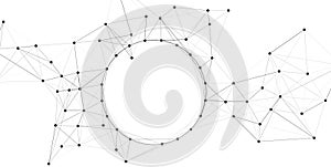 Abstract Network Connections Digital Technology Background