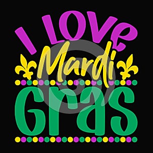Funny Mardi Gras Celebration T-shirt Design