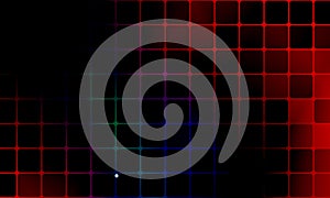 Dark red square pattern geometrical abstract mosaic dark background.