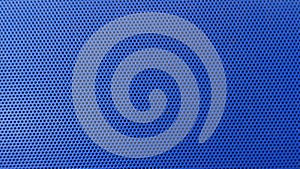 Print abstract pattern blue metal matte