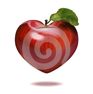 Print apple heart