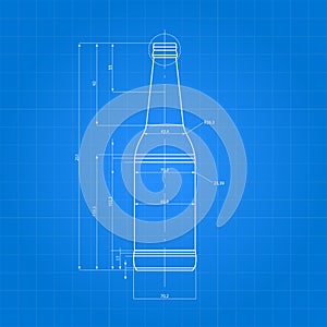 Print Of Beer Bottle