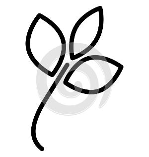 Print Blossom Vector Icon which can easily modified or edit