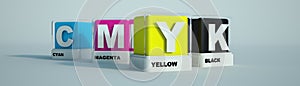 Print colors cyan magenta yellow and black