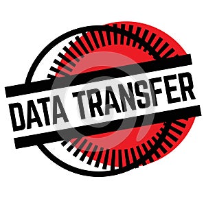 Print data transfer stamp on white
