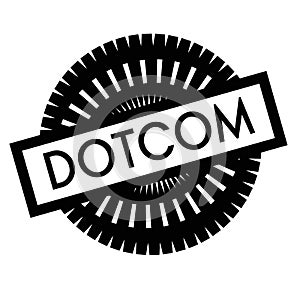 Print dotcom stamp on white