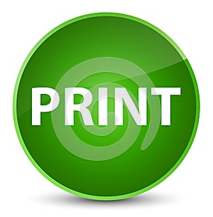 Print elegant green round button