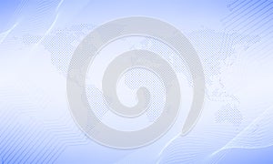 Global network connection concept background. Big data visualization. Digital data