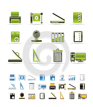 Print industry Icons - Vector icon set