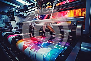 Print machine technology industrial printer design