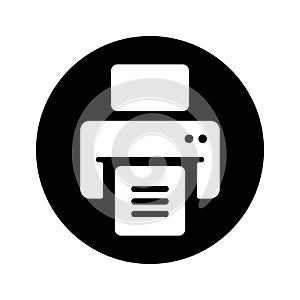 Print out, print files, printer, printing, publish document icon