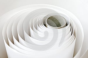 Print paper roll background