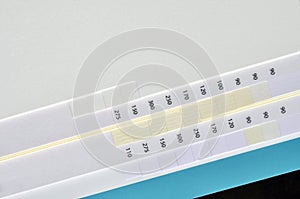 Print paper sample book