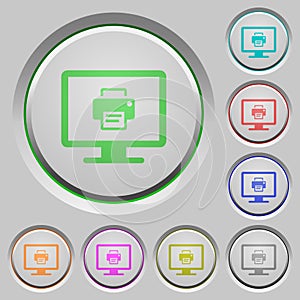 Print screen push buttons