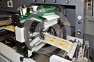 Print shop: UV flexo press printing