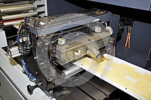 Print shop: UV flexo press printing