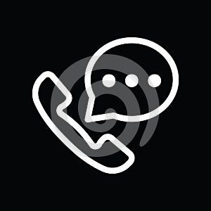 speech bubble, ellipsis mark