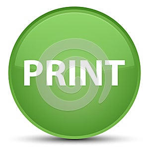 Print special soft green round button