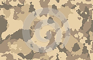 Print texture military camouflage repeats seamless army hunting brown mud sand photo