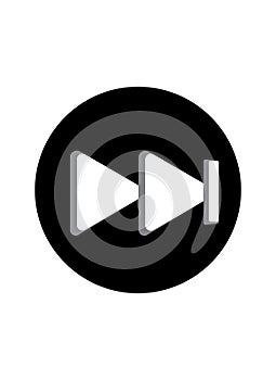 very simple play icon vector