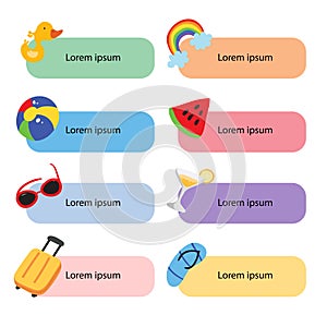 Printable collection vector design