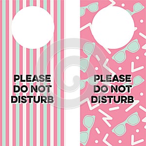 Printable Doorknob Hangers