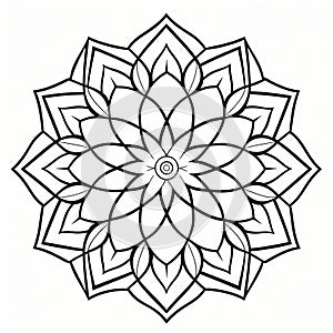 Printable Mandala Coloring Pages With Simplistic Designs