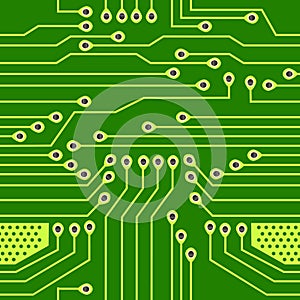 Printed board seamless pattern