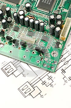 Printed circuit board and electronic scheme