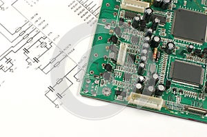 Printed circuit board and electronic scheme