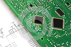 Printed circuit board and electronic scheme
