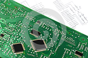 Printed circuit board and electronic scheme