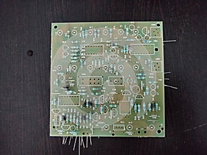 Printed circuit board PCB with chip electronic components