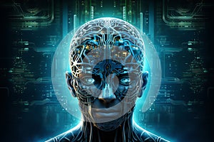 Printed circuit brain emulating cognitive neural functions through an alien android computer processor