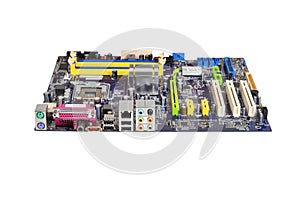 Printed computer motherboard