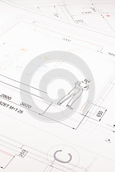 Printed technical drawing 7