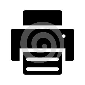 Printer fax icon vector business office automation for your web site design, logo, app, UI. Vector illustration