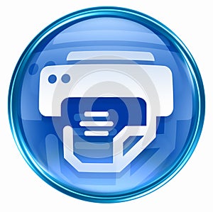 Printer icon blue